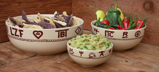 3 Piece Branded Bowl Set