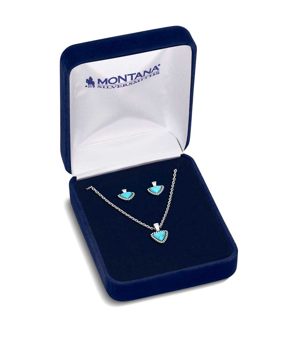 Braided Journey Turquoise Jewelry Set