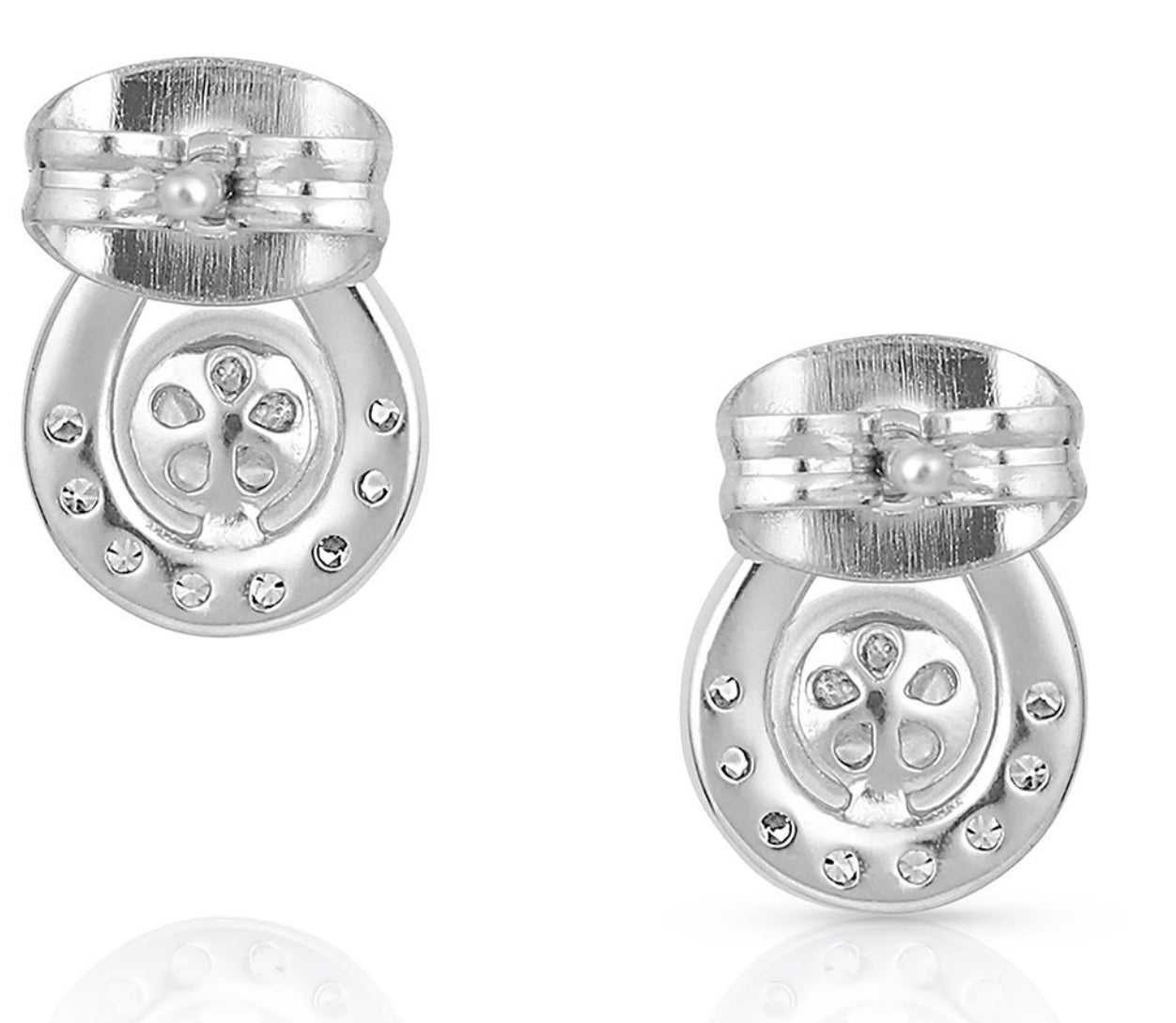 Cradled Sparkle Stud Earrings (ER4893)