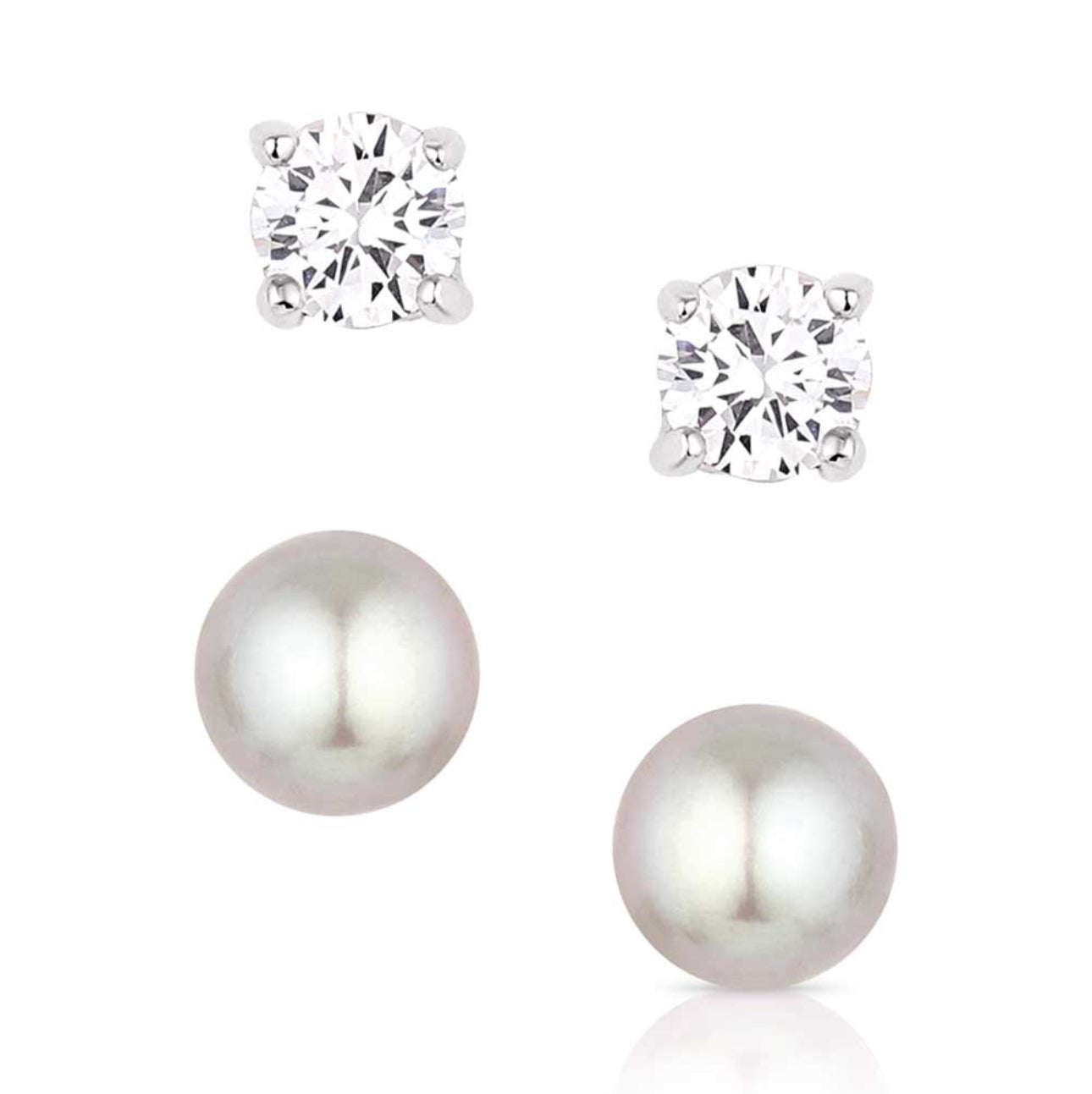 Pearl Harmony Earring Set