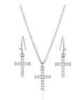 Unwavering Cross Jewelry Set (JS4543)