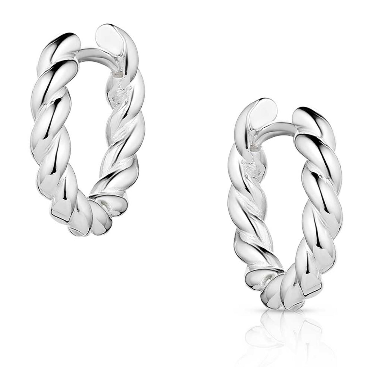 Braided Elegance Hoop Earrings