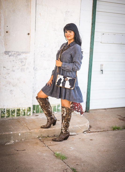 Cowhide Claire Crossbody (30454)