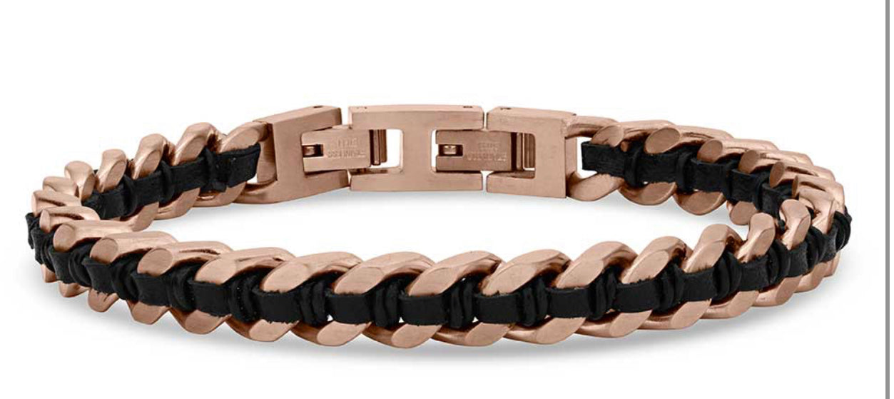 Wrapped In Leather Dark Bracelet (BC5684)