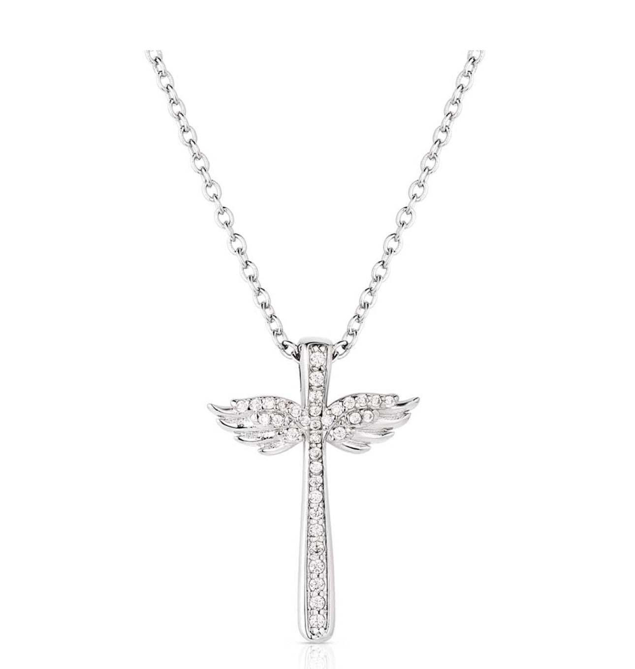 Wings of Faith Cross Necklace