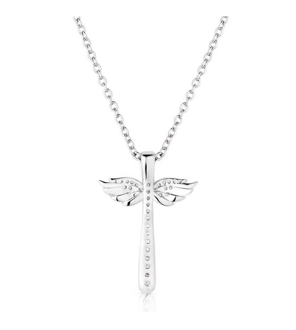 Wings of Faith Cross Necklace