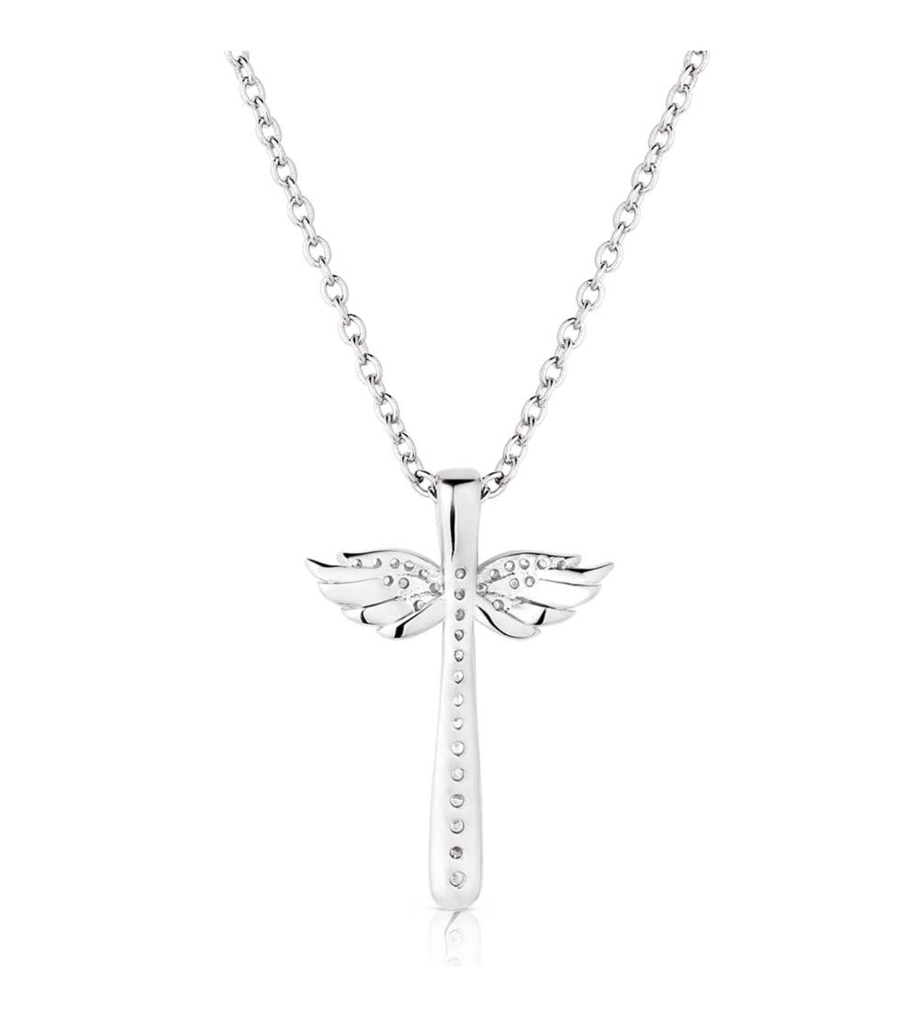 Wings of Faith Cross Necklace