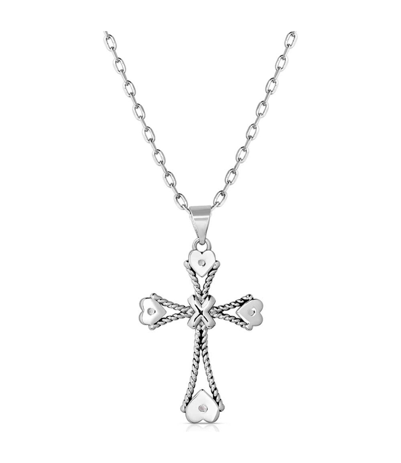 Faith in my Heart Cross Necklace