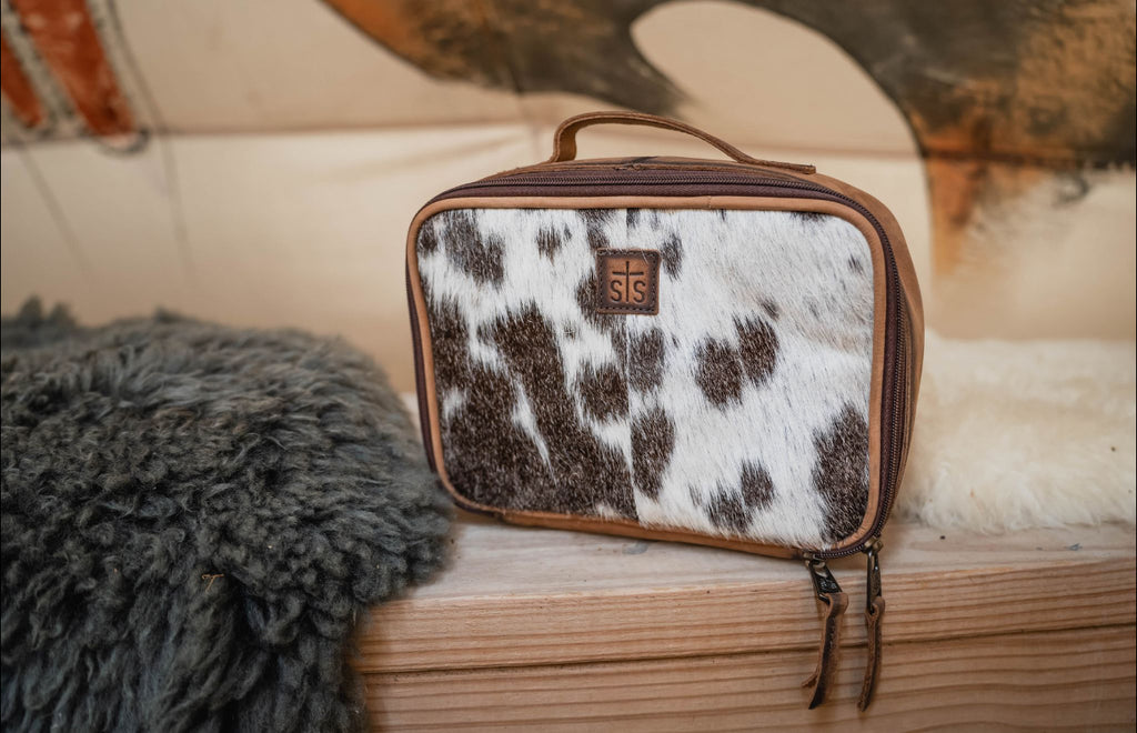 Cowhide Yukon Makeup Organizer (33092)