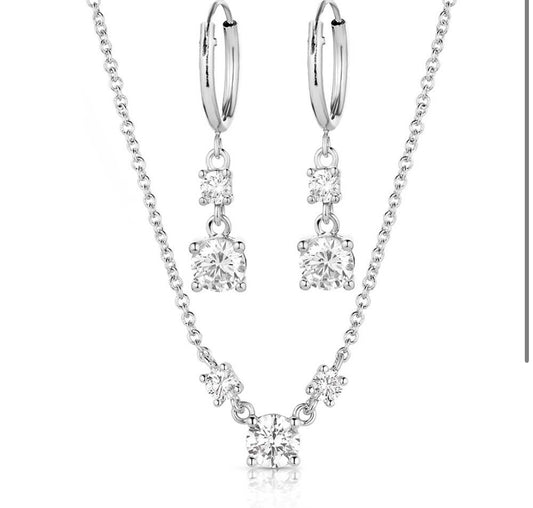 Crystal Addition Jewelry Set