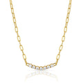 Sapphire Sky Bar Necklace