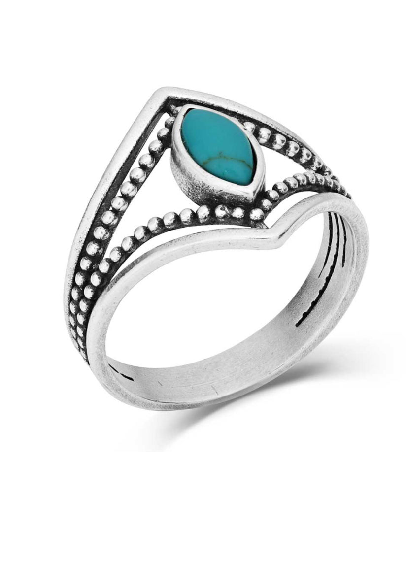 Turquoise Mirage Ring