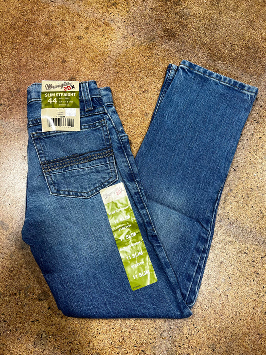 Wrangler Boys 20X Slim Straight Jeans (8561)