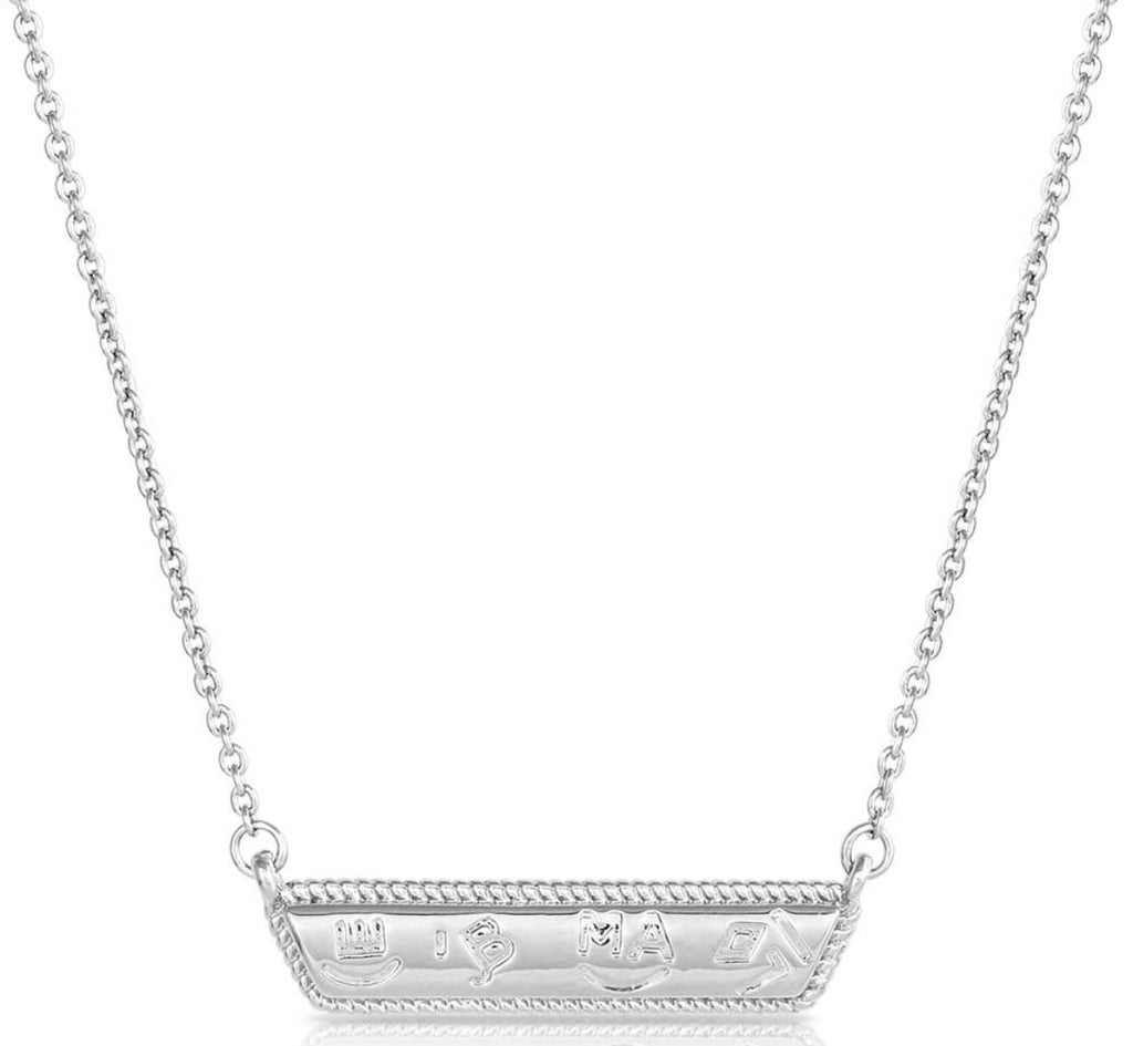 High Noon Cobblestone Bar Necklace
