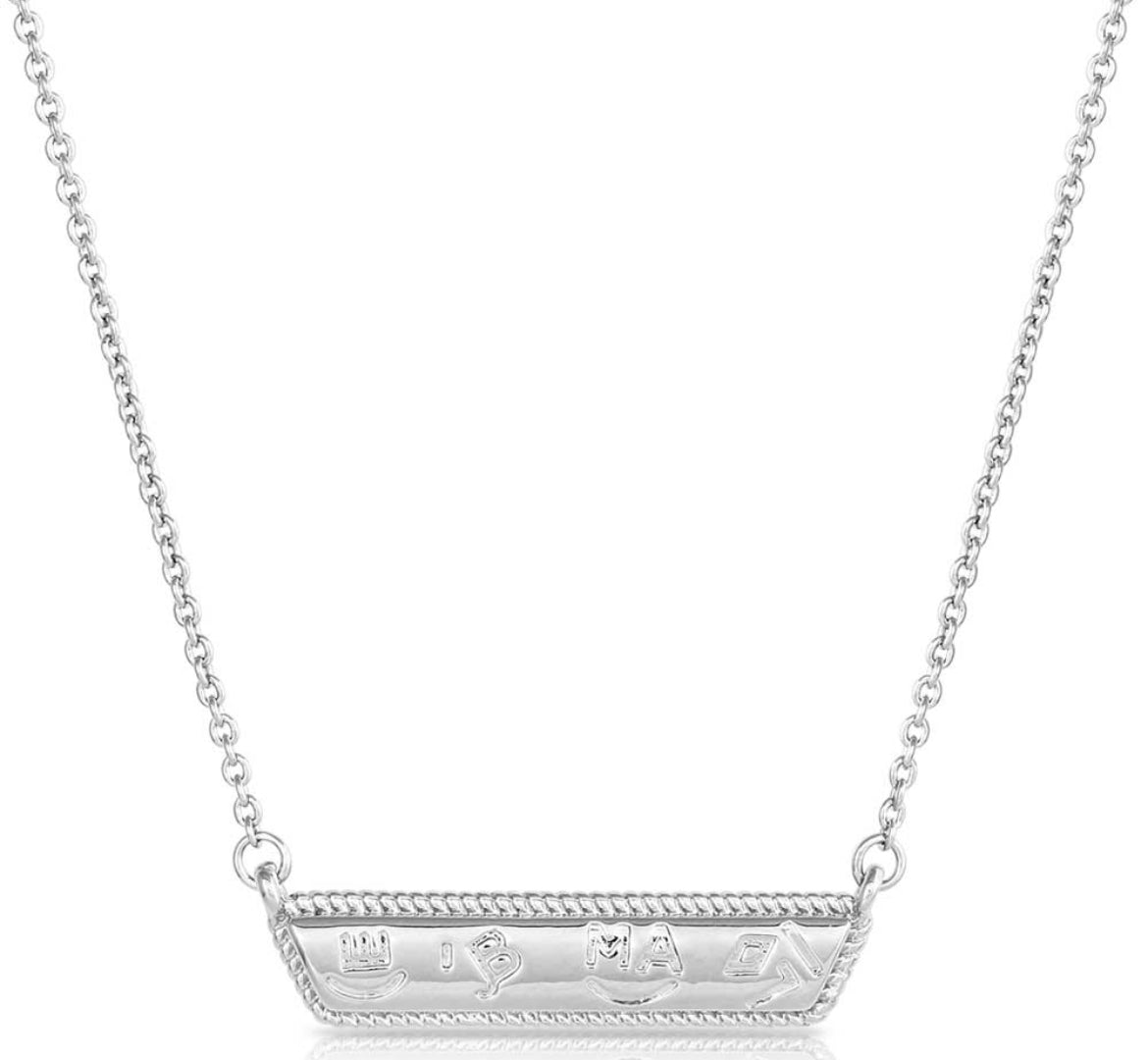 High Noon Cobblestone Bar Necklace