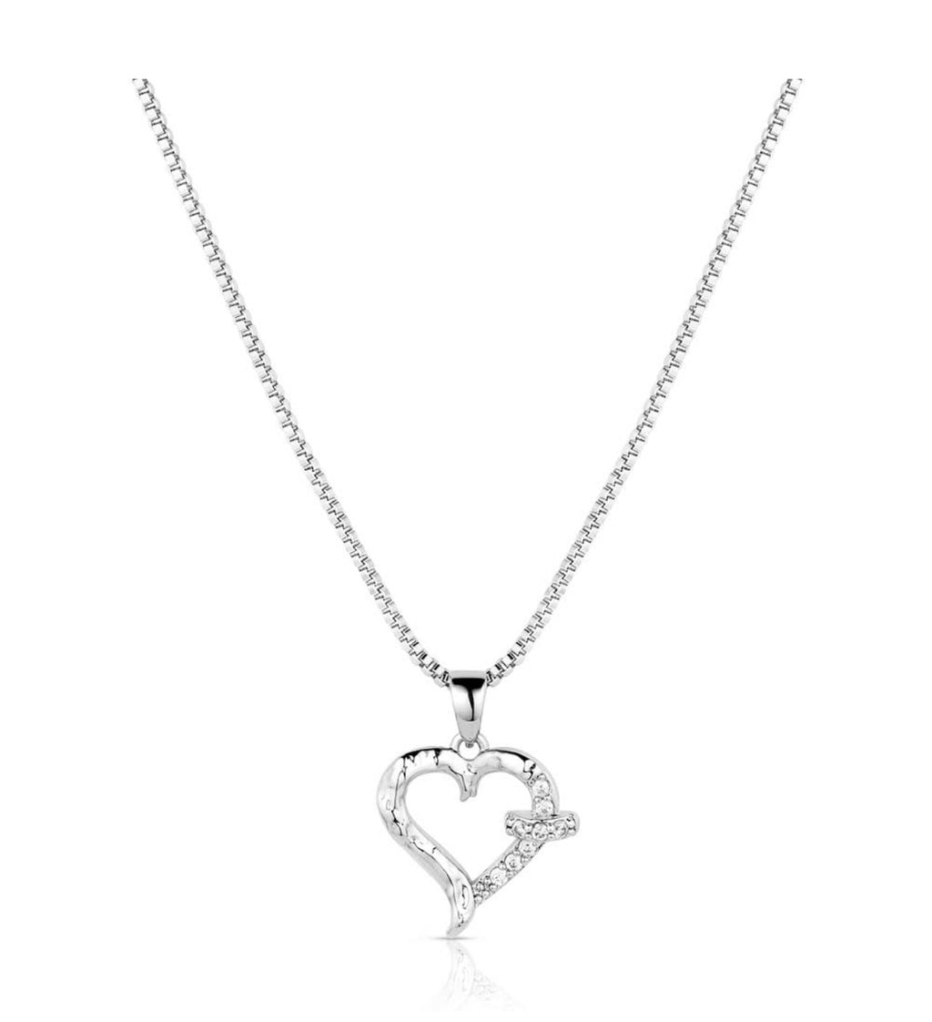 With Love Heart Necklace