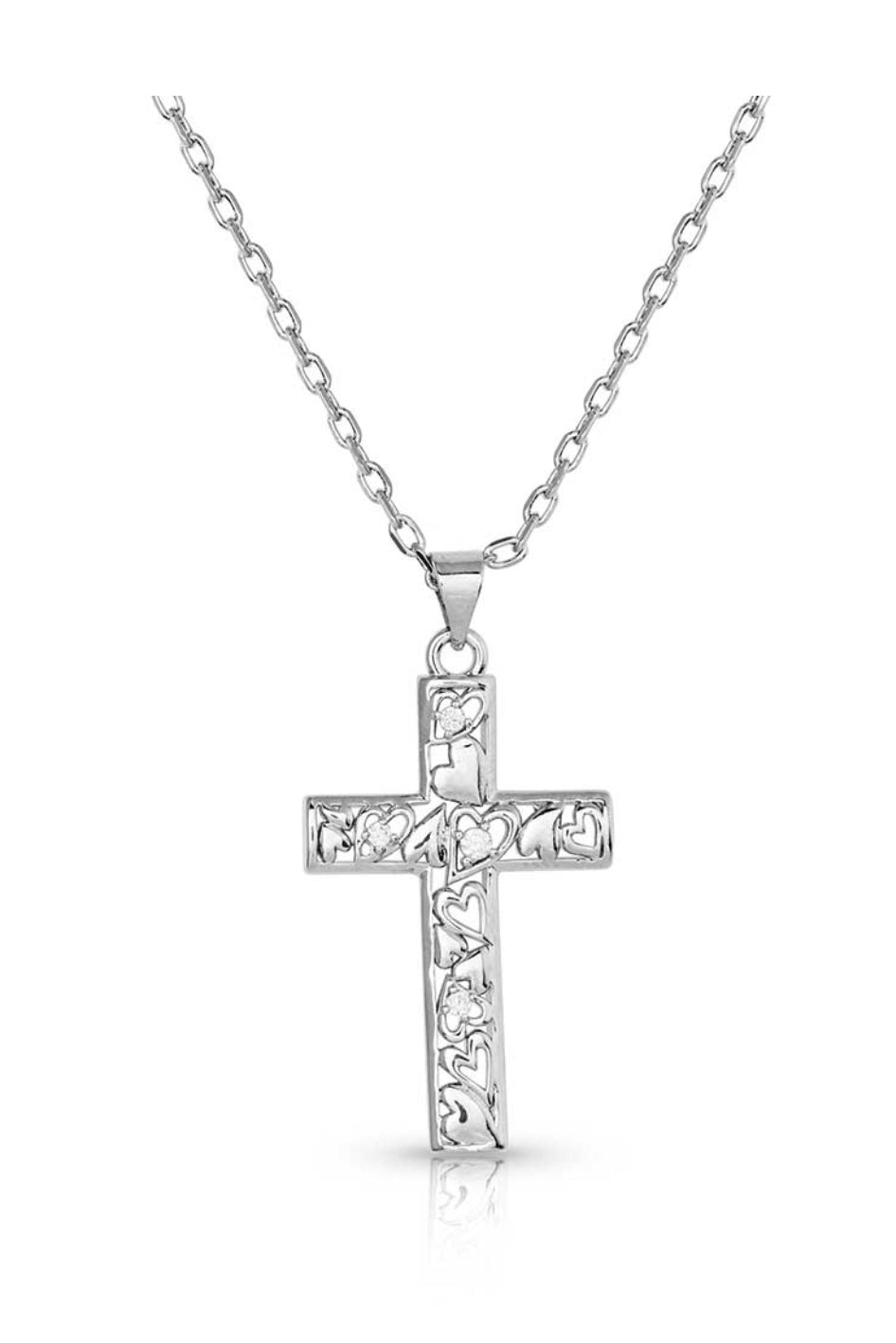 Heartfelt Faith Cross Necklace(NC5699)