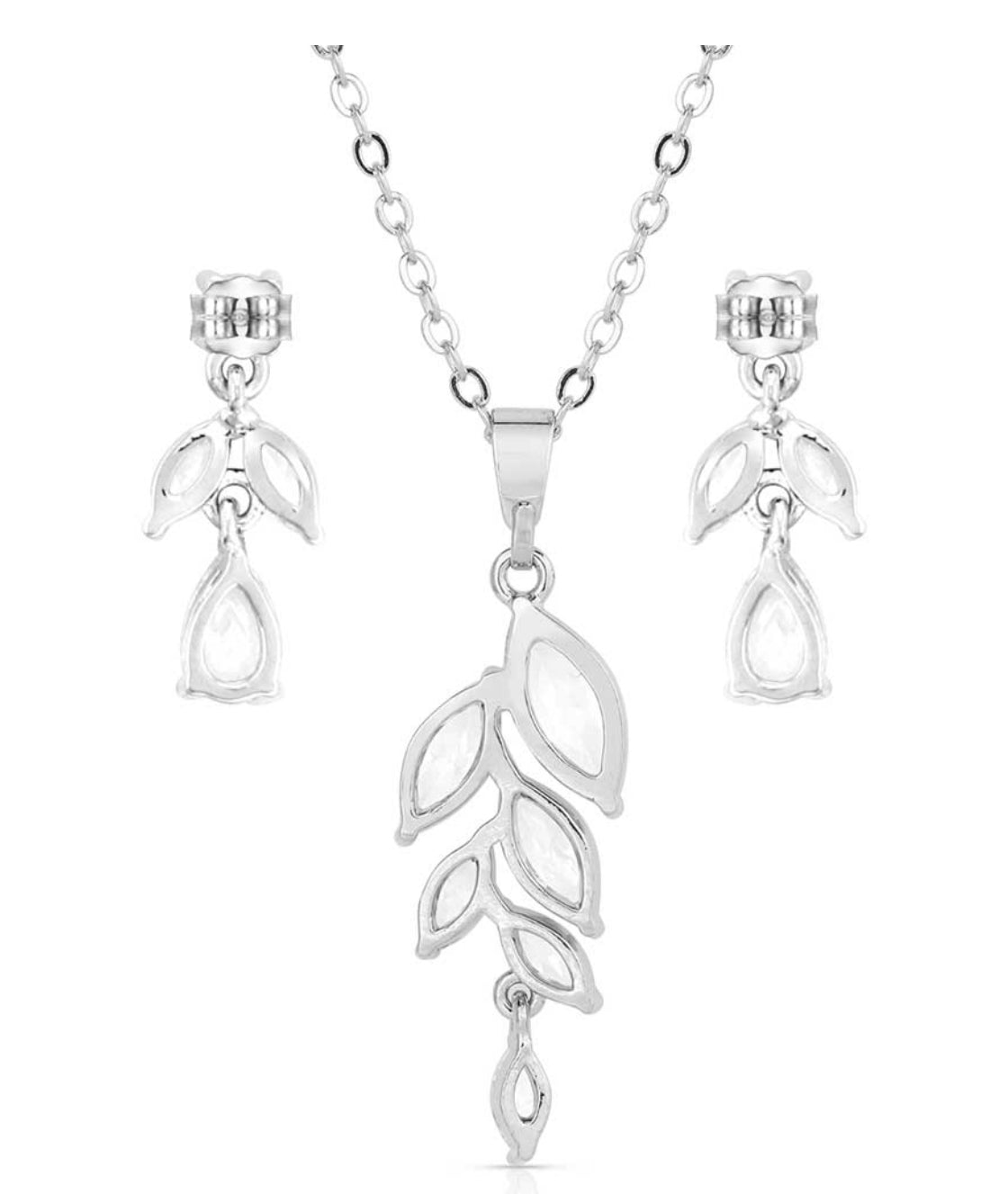 Falling Petals Crystal Jewelry Set (JS5643)