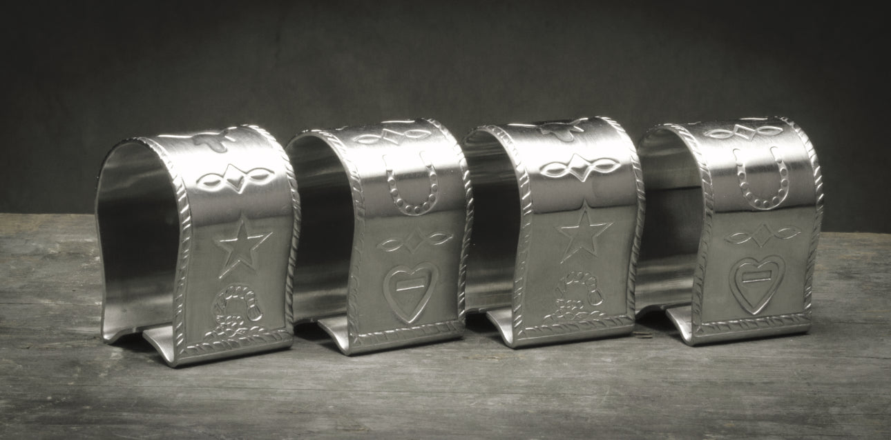 4 piece napkin ring
