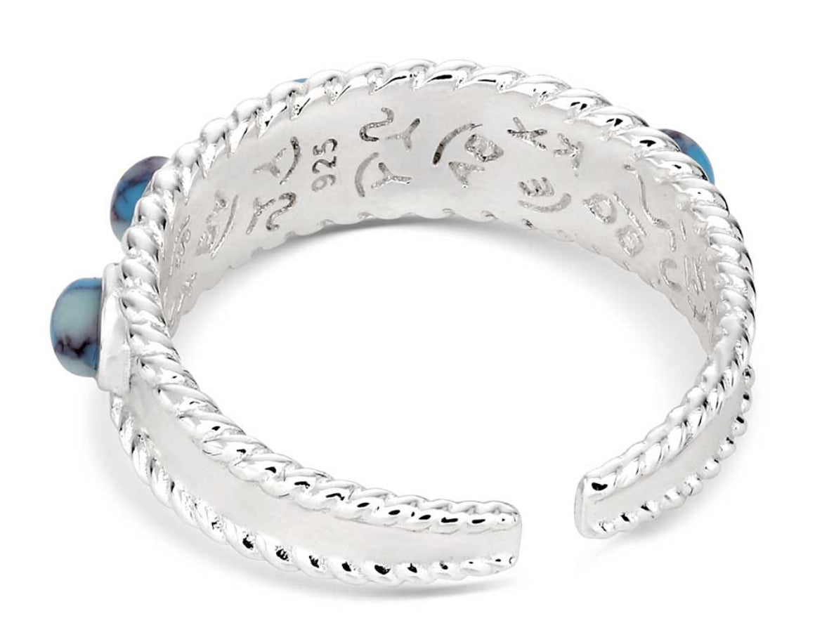 Pebbled Turquoise Ring