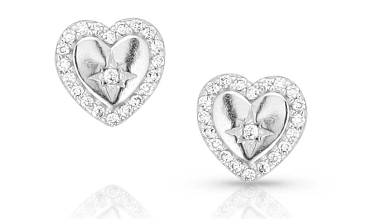 Love in my Heart Crystal Earrings