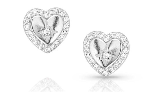 Love in my Heart Crystal Earrings