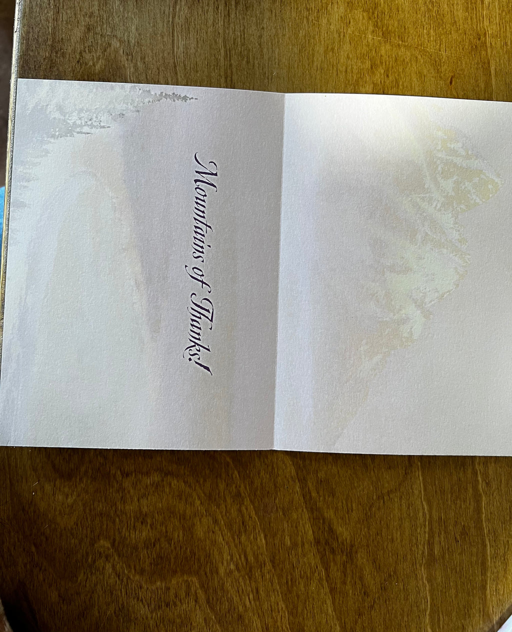 Reveille Thank you Card