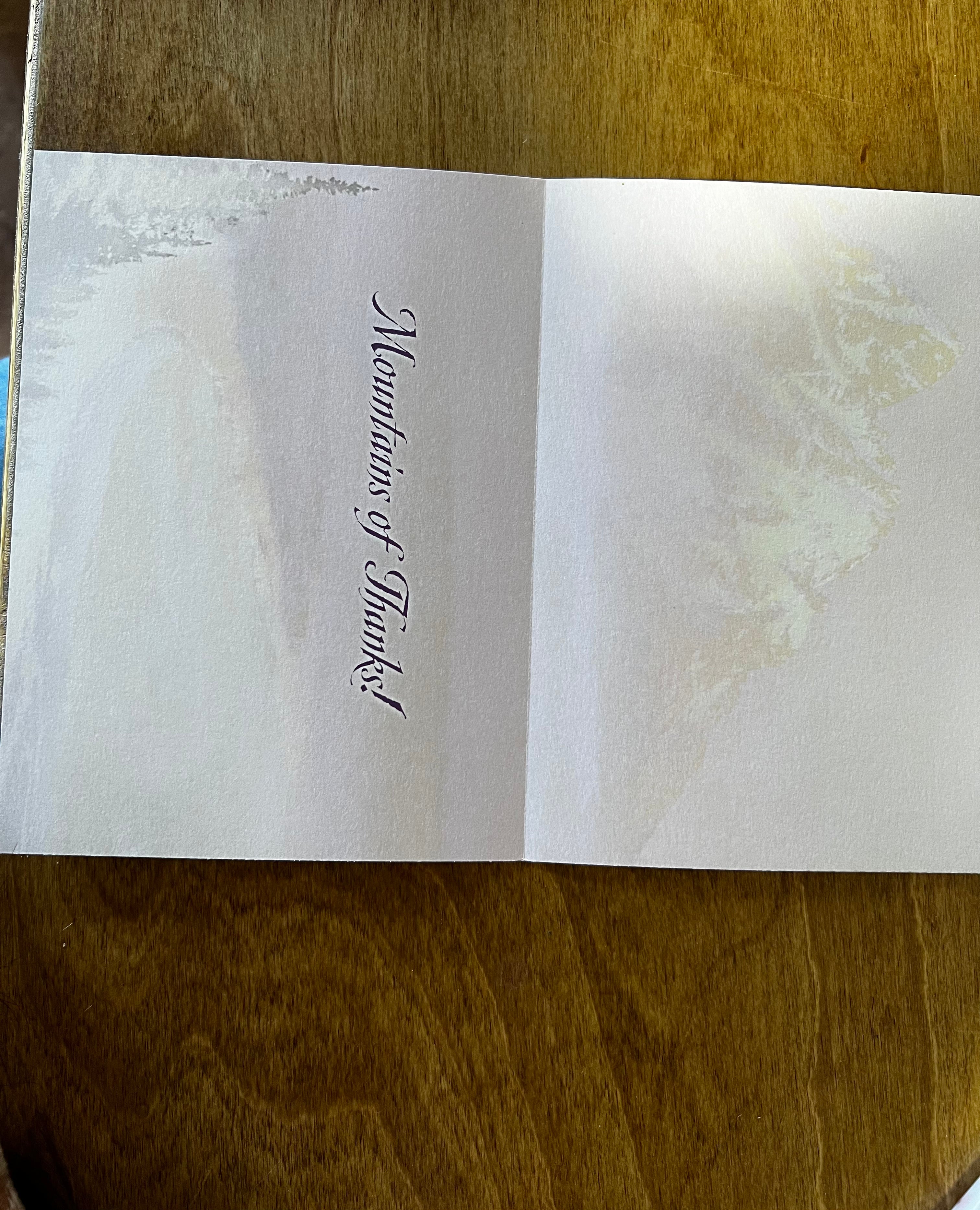 Reveille Thank you Card