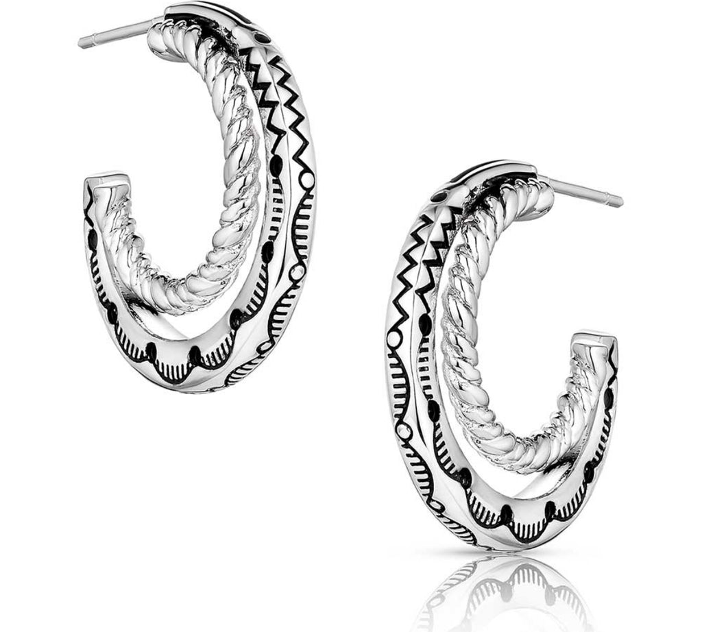 Enchanted Soul Hoop Earrings