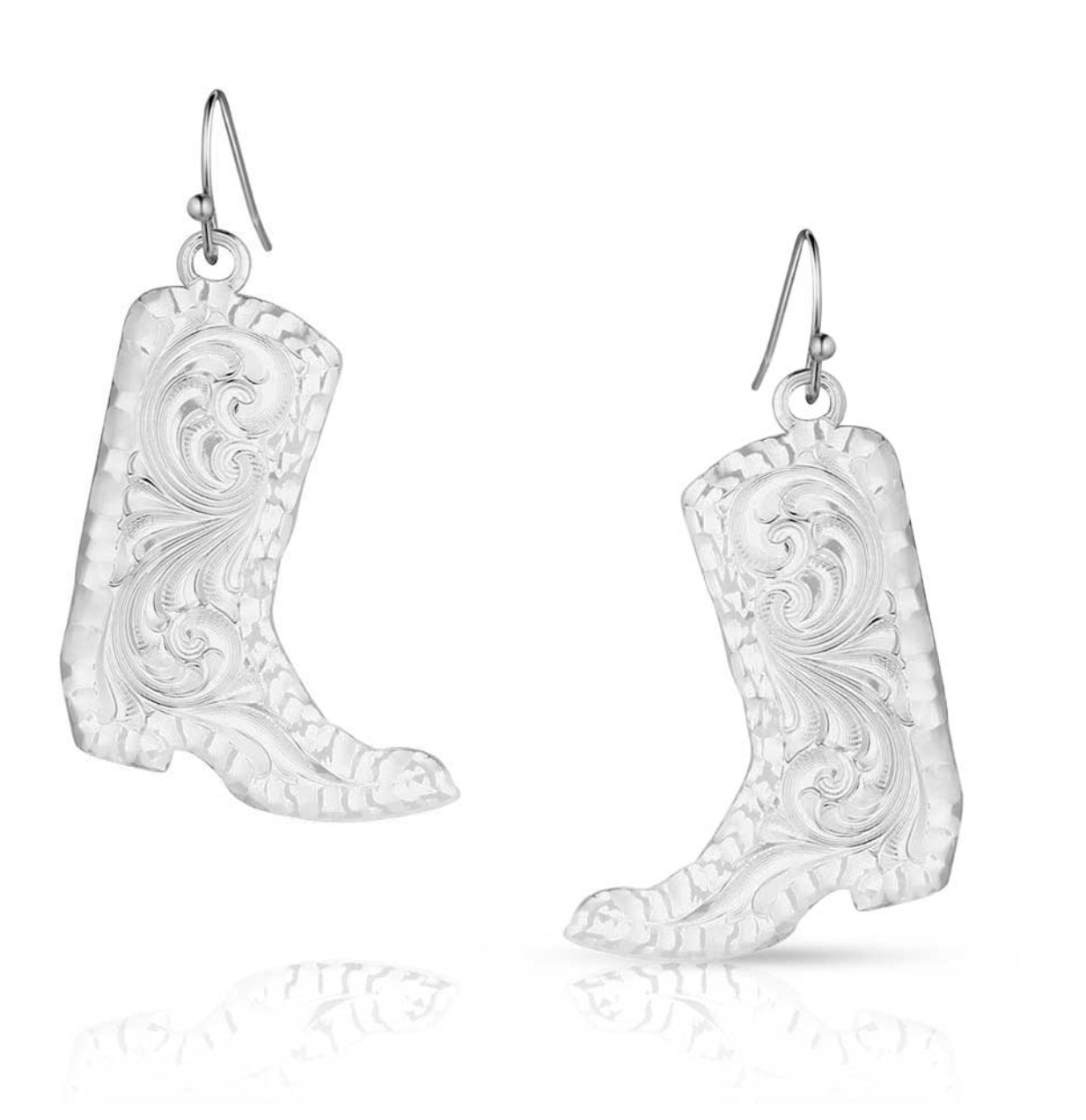 Chiseled Boots Earrings (ER5668)