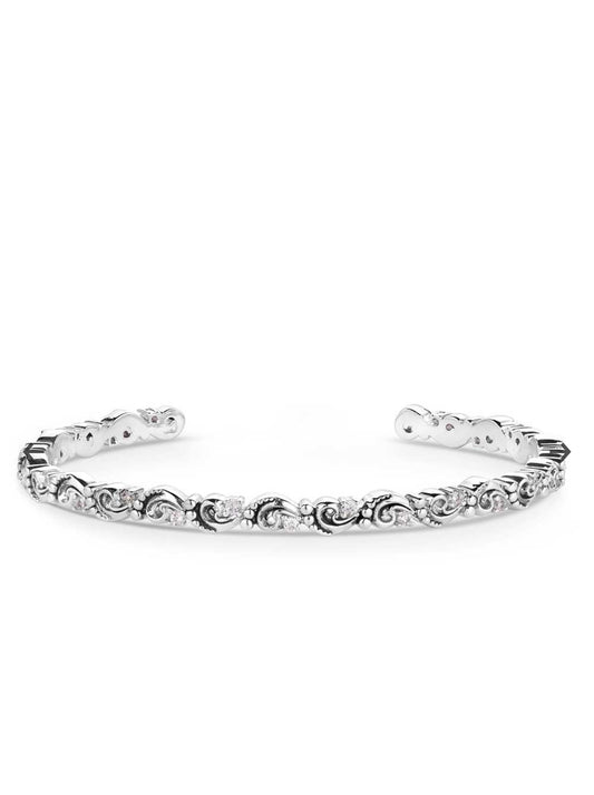 Windblown Elegance Crystal Bracelet
