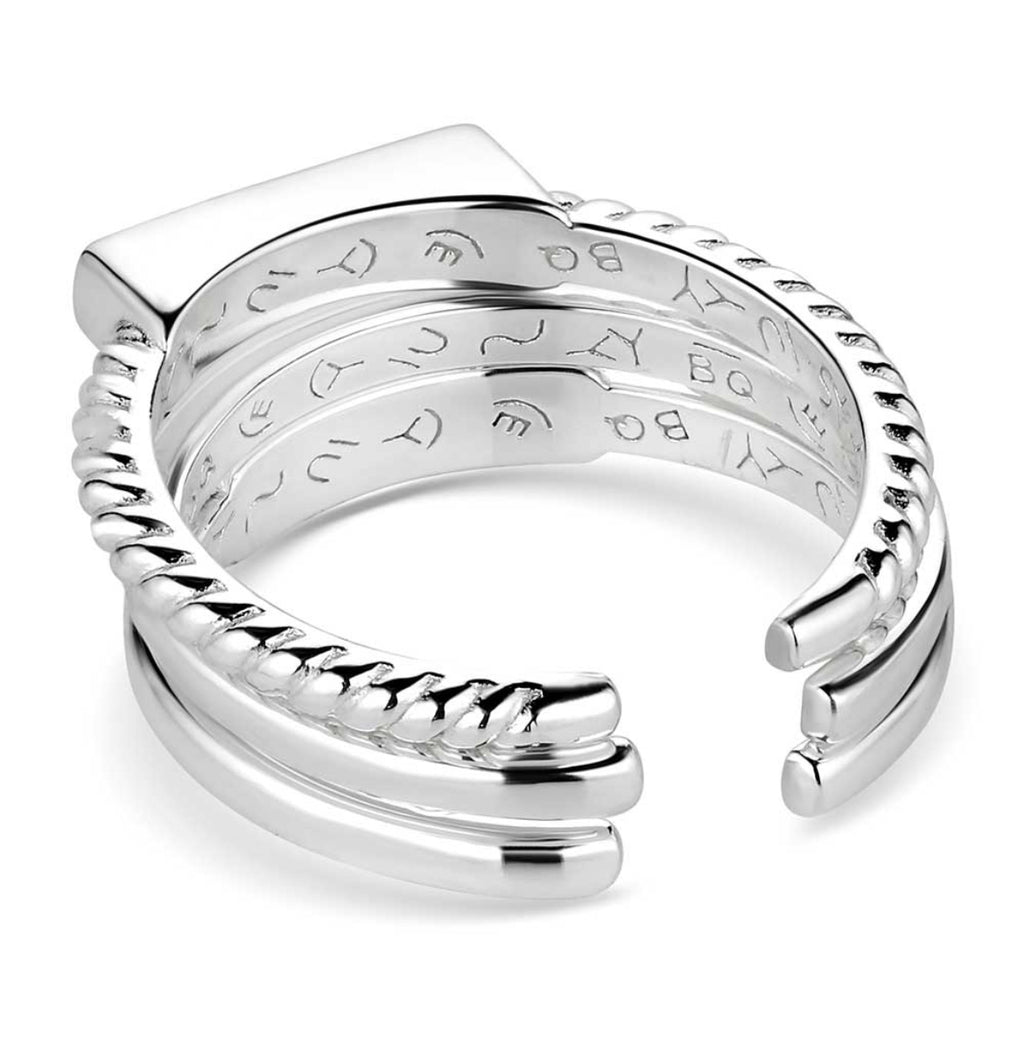 Triple Threat Stacked Ring Set