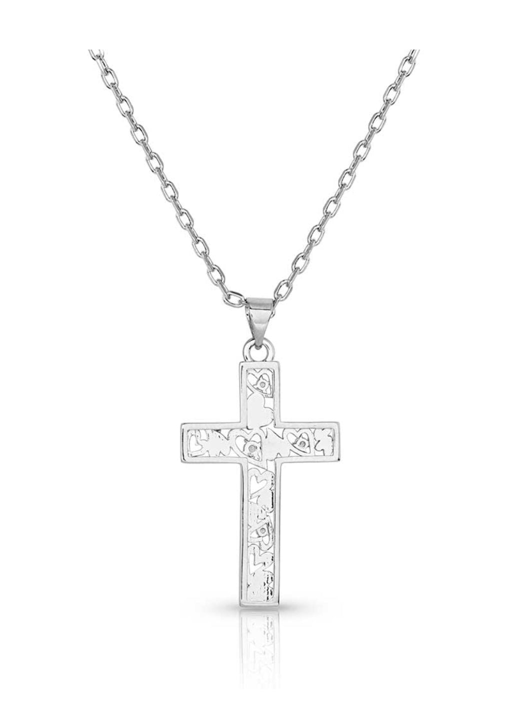 Heartfelt Faith Cross Necklace(NC5699)