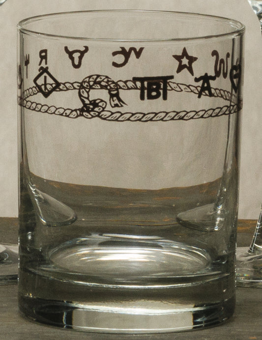 Whiskey glass, set of 4, Brands