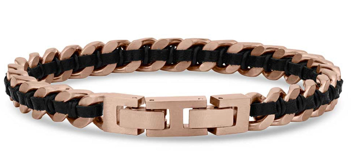 Wrapped In Leather Dark Bracelet (BC5684)