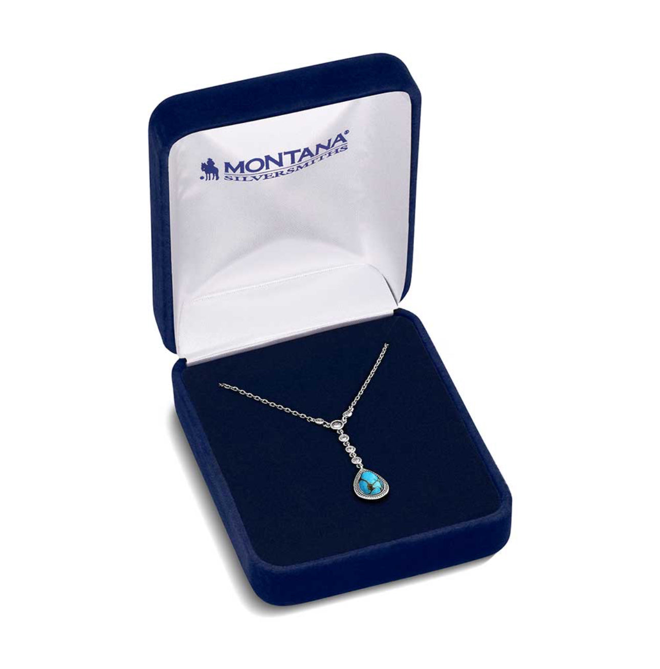 Delicate Cascade Turquoise Necklace