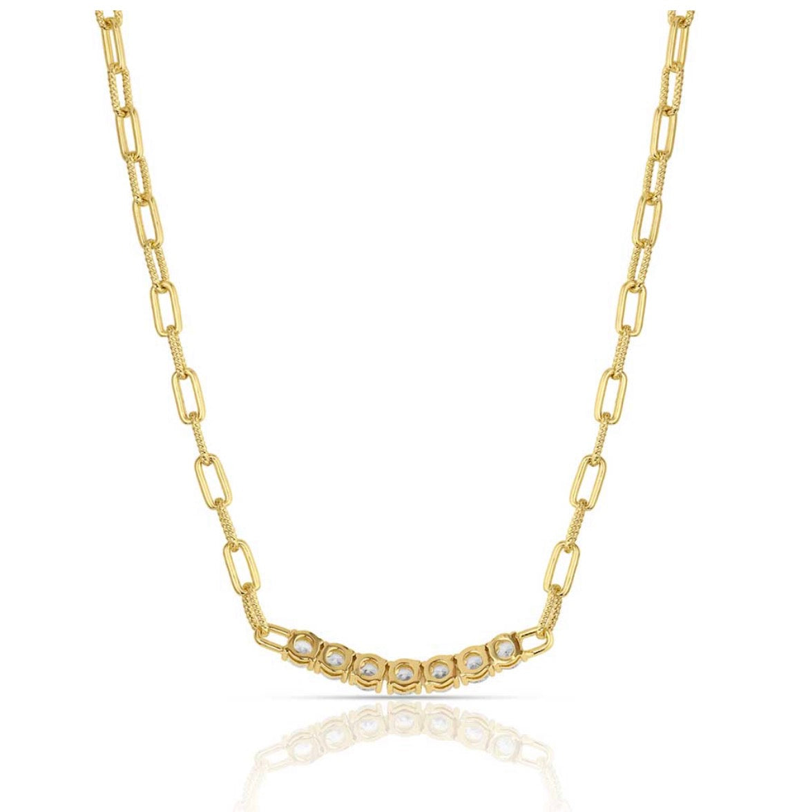 Sapphire Sky Bar Necklace