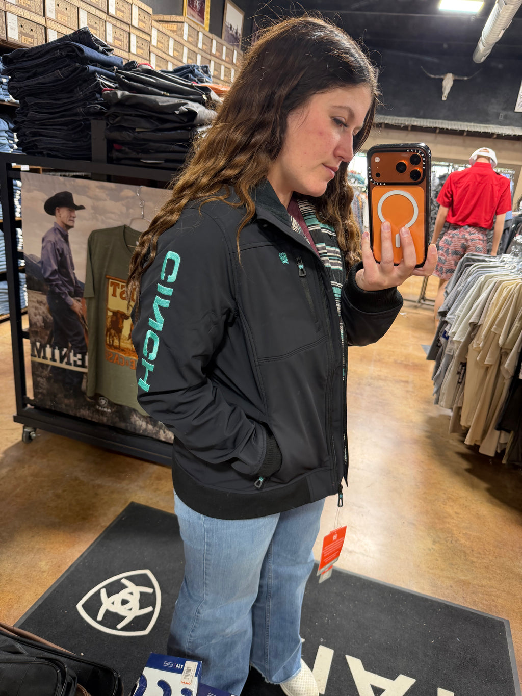 Women’s Black/Teal Bonded Jacket