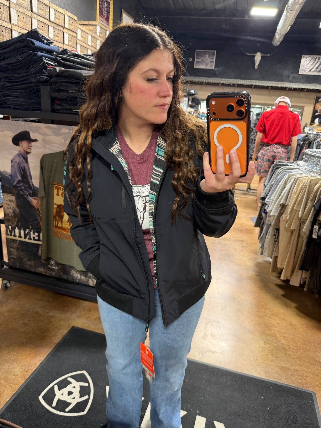 Women’s Black/Teal Bonded Jacket