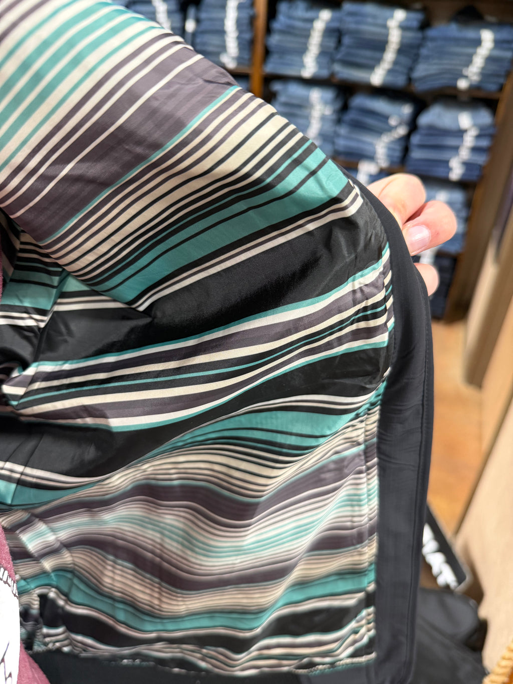 Women’s Black/Teal Bonded Jacket