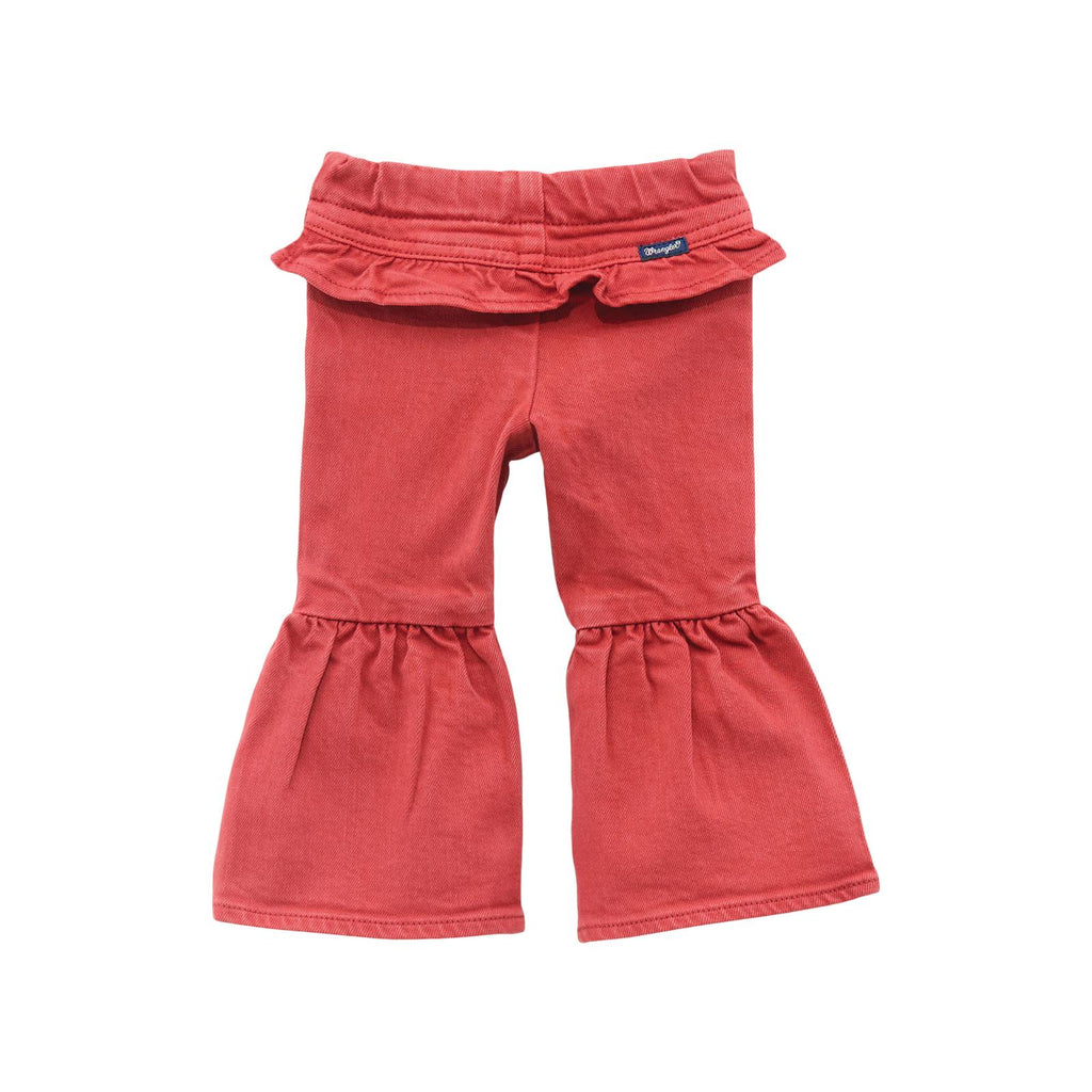 Wrangler® Baby Girl Flare Jean Chili