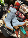 Dusty Denim Boots (3663)