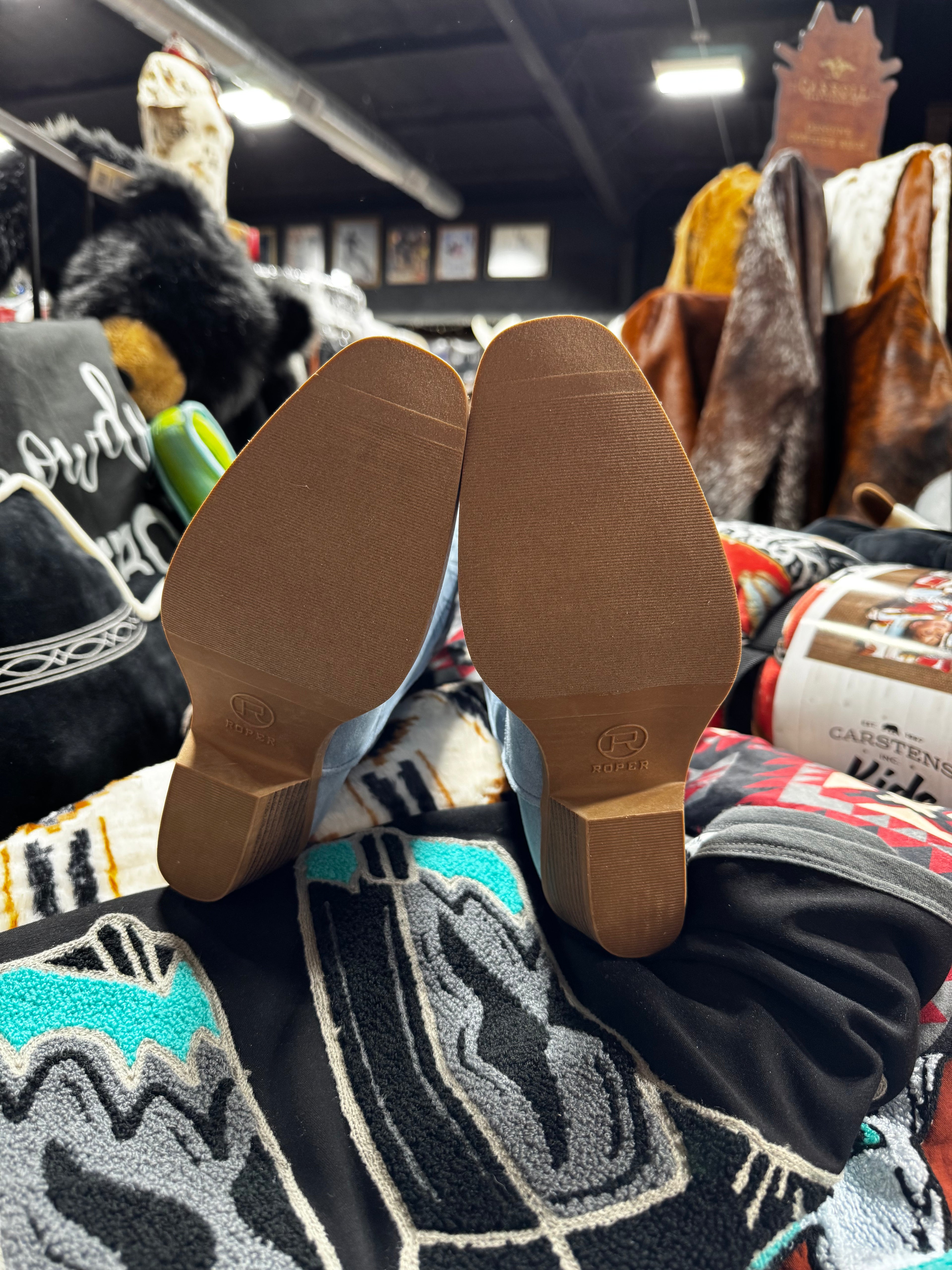 Dusty Denim Boots (3663)