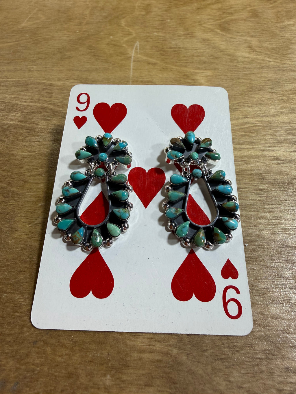 Teardrop Turquoise Earrings