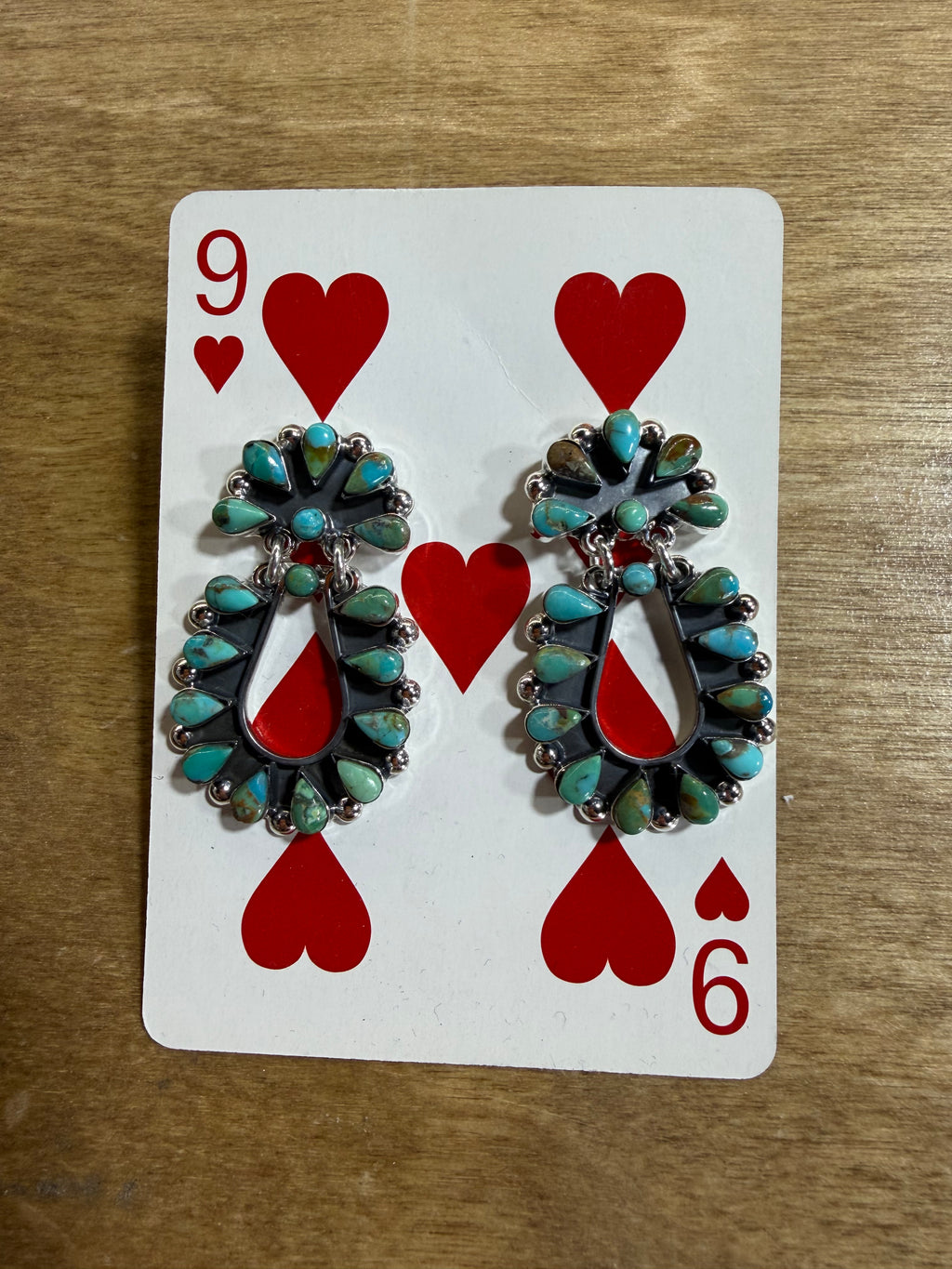 Teardrop Turquoise Earrings