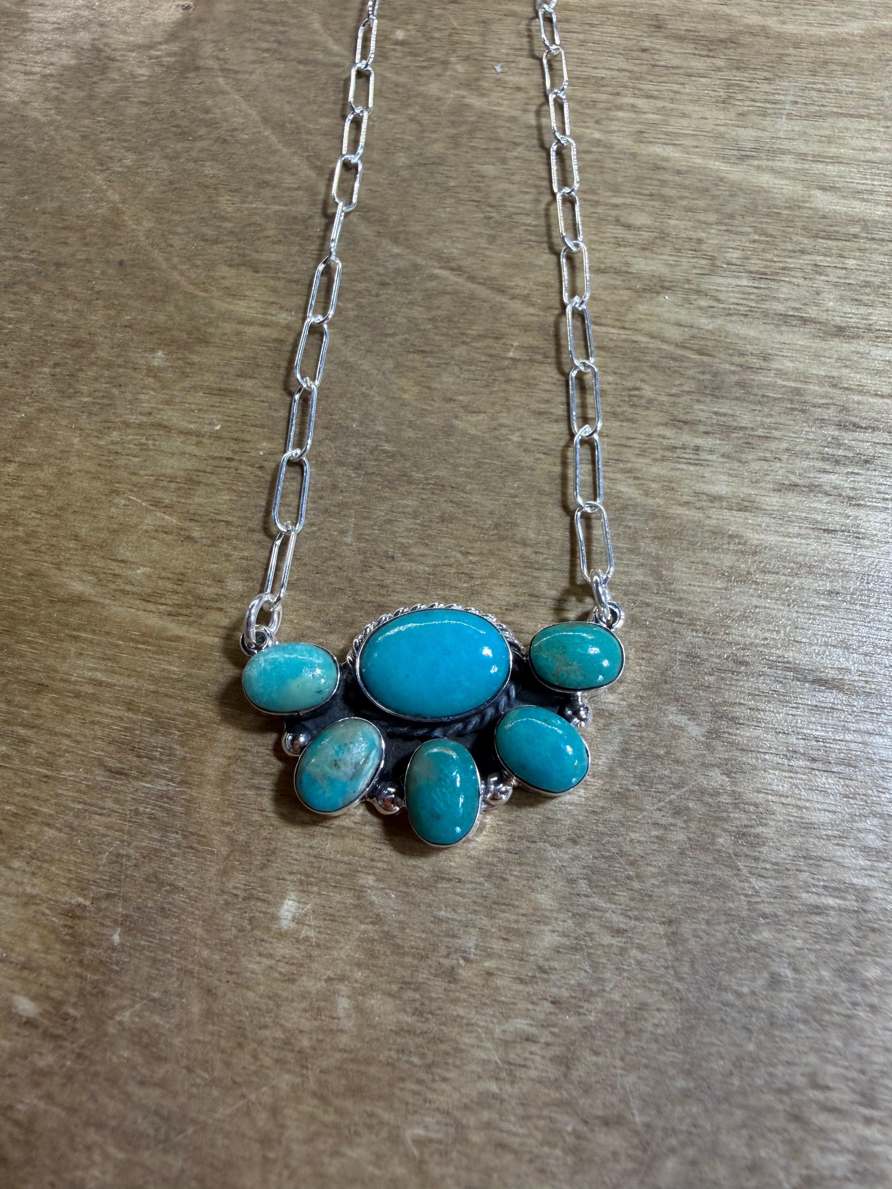 Half Cluster Necklace