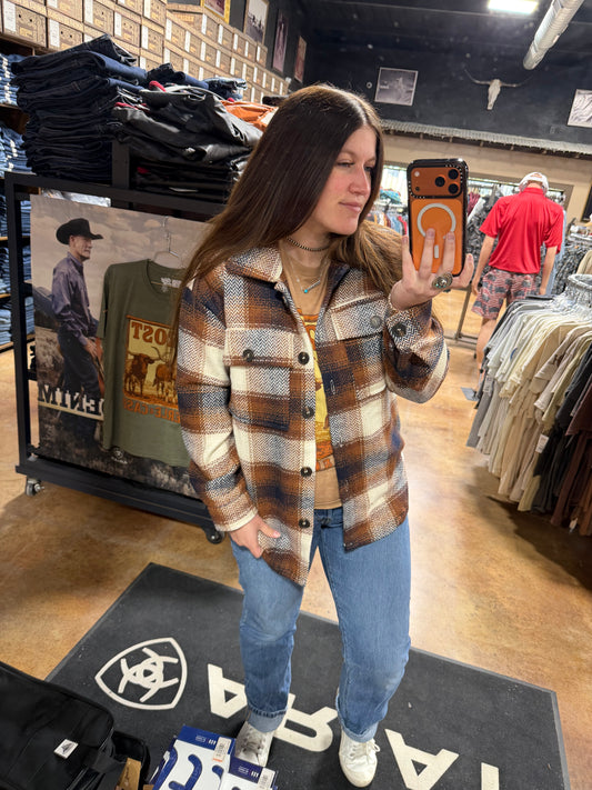Roper Women’s Oversized Shirt Jacket
