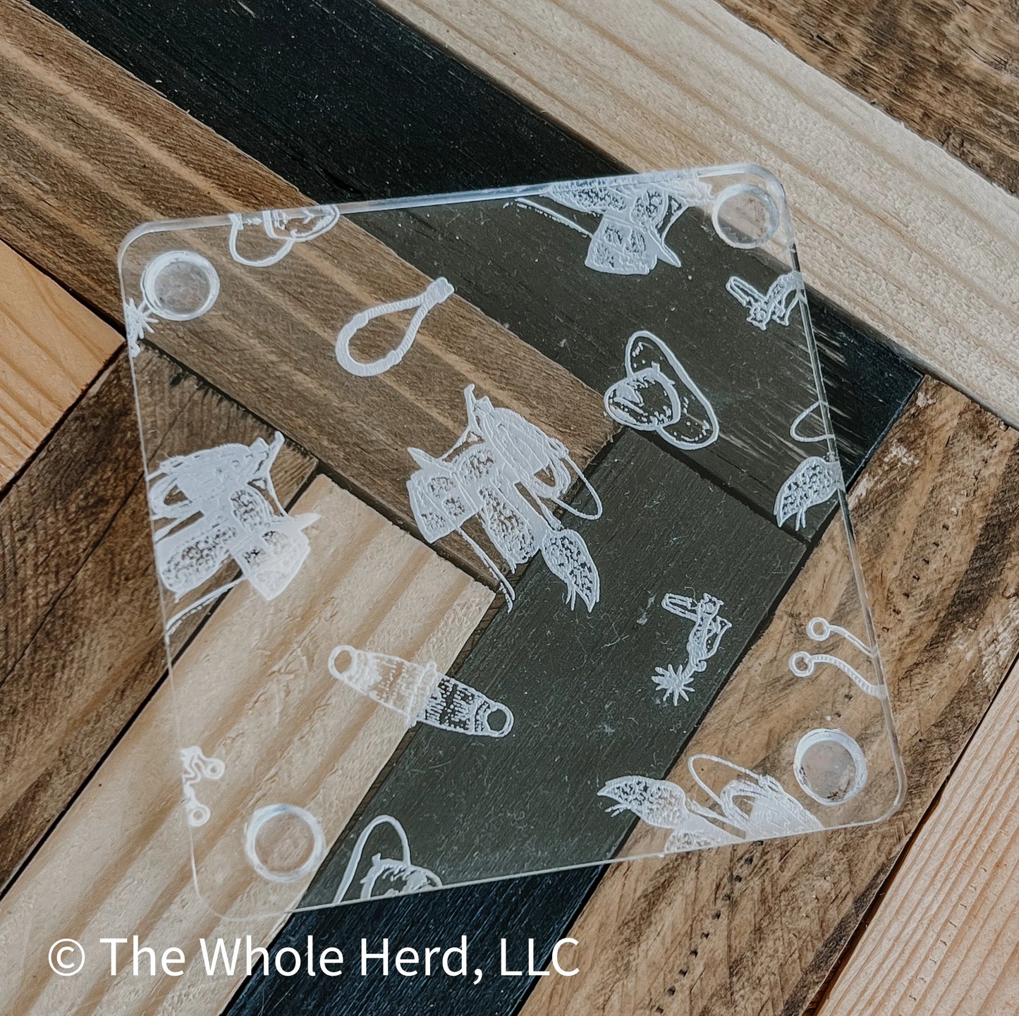 Western Classic Acrylic Coasters