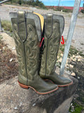 Ada Green Cowhide Justin High Top (482L)