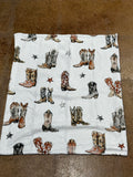 Thunderbird Boots Neutral Baby Plush Throw